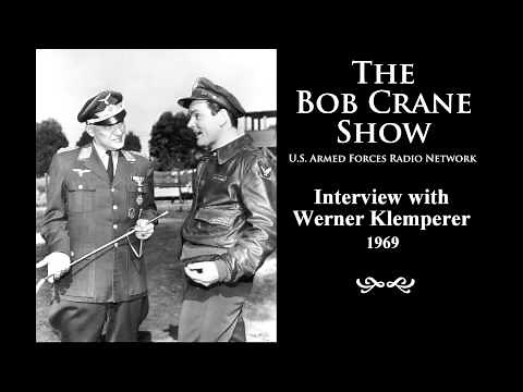 The Bob Crane Show / U.S. Armed Forces Radio Network ~ Interview with Werner Klemperer (1969)