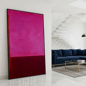 Mark Rothko Magenta Red Canvas Color Field Art - Etsy Canada