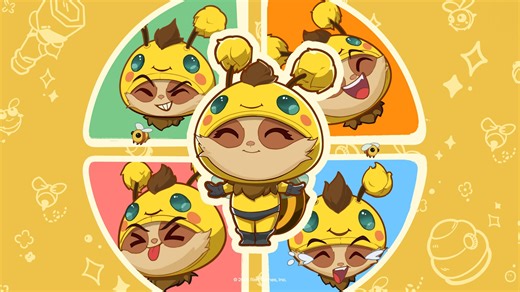 Ne touchez pas au miel de Teemo abeille chibi, ou ça va piquer ! AÏE ! 🐝Pauvre Briochat 😿 | Teamfight Tactics
