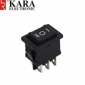[Hot Item] Kara Double Pole Double Throw Kcd3 T125 3 Position Rocker Switch