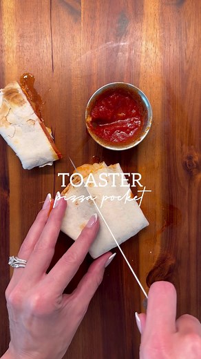 Toaster pizza pocket! #pizza #easyrecipes #cheapmeals #kidfriendlyfood | Britney