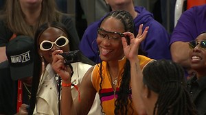 A'ja Wilson wore matching glasses to support Allisha Gray 😂❤️ | SportsCenter