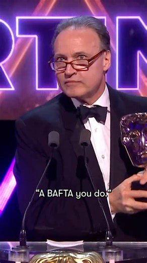 Andrew Wincott takes to the stage to collect his Performer In A Supporting Role BAFTA 🏆 #BAFTAGamesAwards | BAFTA