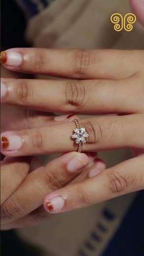 A promise of love, crafted in gold – Manjali Rings.