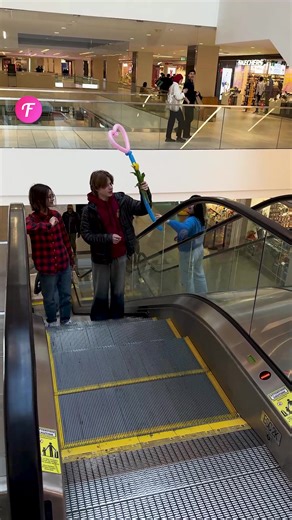 A bustling mall. An escalator. A young woman offers balloon flowers to strangers, transforming their day with smiles and surprises. #FabiosaKindnessinAction #UnexpectedJoy #BalloonFlowers #SimpleActsOfKindness #MallSmiles #HeartwarmingMoments . . . For entertainment purposes only; filmed in public spaces. No affiliation with brands shown. Inspired by true events; some details may be altered for creativity. Activities shown are not meant to be replicated, performed, or imitated. Consult professio