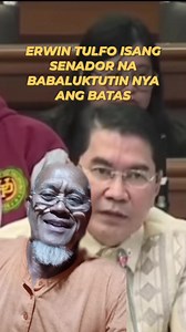 #Ang batas ay puedi pala bakliin sabi Sen.Erwin Tulfo.. | Romulo Dolores Rosal