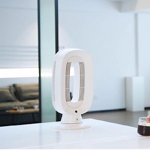 [Hot Item] New Design Electric Rechargeable Small Air Cooler Desktop Bladeless Fan Summer 4 Speed Personal Air Cool Fans