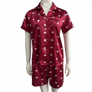 Womens Pyjama Femme Velour Sleeping Gown and Pyjama Custom Pajama Set for Women Pyjama Homme En Satin Silk Pajamas for Women Set