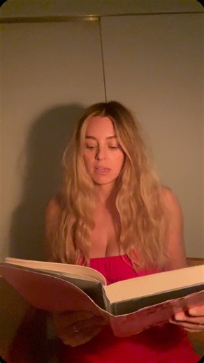 Keeley Hazell on Instagram: "Reading from my new book, Everyone’s Seen My Tits, in my West Village apartment, I’m basically Carrie Bradshaw."