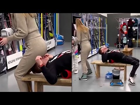 Woman Accidentally Sits On Man's Face