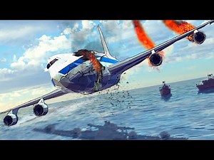 Emergency Landings On Water - Airplane Crashes & Unplanned Landings! Besiege plane crash