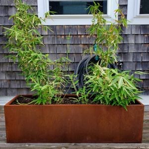 [Hot Item] Rectangular Corten Steel Planter Boxes Wholesale Metal Trough Planters