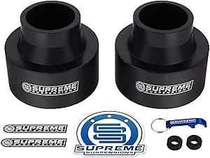 Supreme Suspensions - 2" Front Lift Spring Spacers for 1999-2004 Jeep Grand Cherokee WJ 2WD 4WD - Can Cooler Included with Purchase