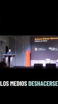 Pérez Reverte, presentation of Alatriste.