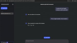 Quick Translation experiment with Deepseek | Freelance Translator Academy