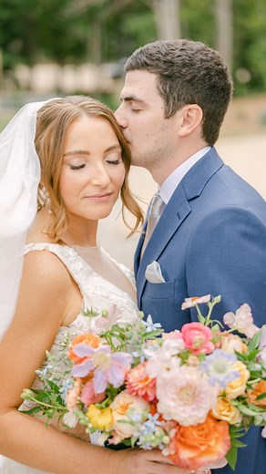 2.2K views · 14 reactions | Here is more of Jon and Julie's wedding at Splendor Pond in Charlotte, NC. Captured by @bonarrigofilms. Link in bio to see more of this flower farm wedding venue and more of their Real Wedding. #weddingreels #weddingvenue #wildflower | Wedding Chicks | Facebook