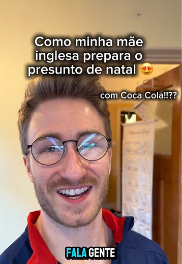 Delicioso Presunto com Coca-Cola para o Natal