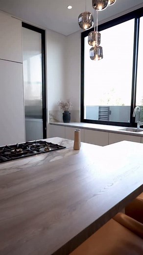 one of our latest kitchens in waterfall country estate featuring our n50 range, pushing boundaries on materials and colours while still gleaning off a subtle feel and bringing a perfect sense of harmony to the home #nuuma #nuumasa #nuumakitchens | nuuma kitchens