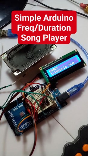 Arduino Simple Frequency/Duration Melody Player. Speaker = Pin 8 @sorotan #arduino #analogoutput #songplayer #melody | Chandra Usbinov