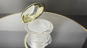 Empty Makeup Powder Container Loose Face Powder Compact Case...