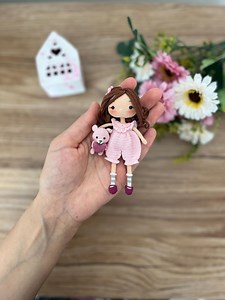 Mini poupée Amigurumi faite main - Figurine au crochet à collectionner - Etsy France