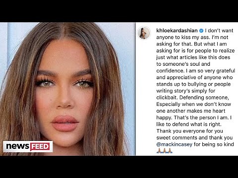 Khloe Kardashian RESPONDS To Altered Face Criticism!