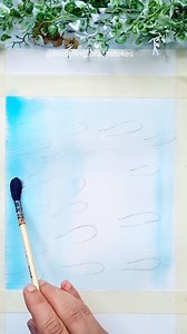 Negative painting are watercolor..🧡💙 . . . . #namrataart07 #relaxing #virals #watercolour #drawings #reelsfb | Blooming_brushstokes