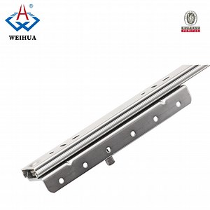 [Hot Item] Full Extension Ball Bearing Telescopic Dining Table Slide Rail Track