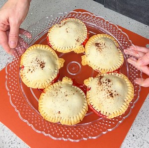 1.6K views · 18 reactions | Easy individual dessert! Shauna M makes easy personal pie cookies! This original video was produced by Shauna M and Network Media LLC. | Justine’s Kitchen | Facebook