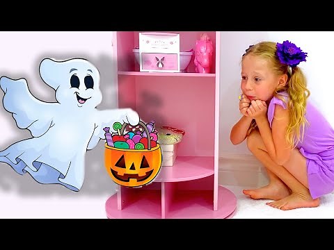 Nastya and mysterious adventures on Halloween