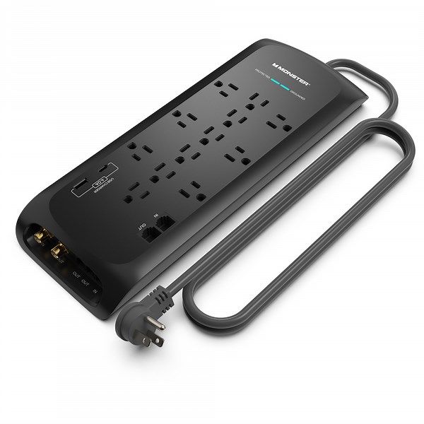 Watch Monster 6ft 4050 Joule Power Strip and Tower Surge Protector on Amazon Live