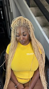 Full lace micro Knotless with install 🫶🏼 | Keyia Moss