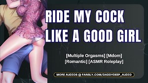 Dom Boyfriend Makes You Squirt Multiple Times on His Cock | Male Moaning Audio | ASMR for Women