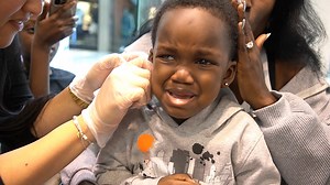 3Yr Old REGRETS Getting His Ears Pierced | BEAM SQUAD
