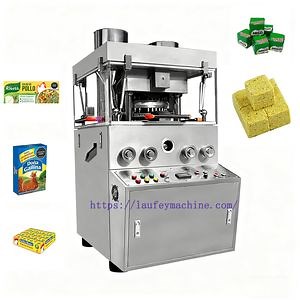 [Hot Item] Chicken Stock Spice Bouillon Bouillon Cubes Rotary Candy Tablet Press Making Machine