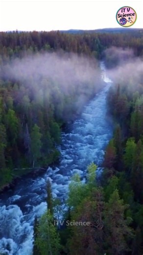 The boiling river 🏞 #fbreels #reelsfb #itvscience #river #science #sciencefacts | iTV Science