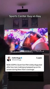 93K views · 10K reactions | “Yeah… Live makeouts on Sports Center. Get into it,” he said in response to the normal couples. “Ohhhhhhhh! What are we….” he said in response to the gay couple before catching himself. Lmao. Video: tara_rule_ / ig. | Collin Rugg | Facebook
