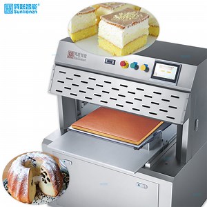 [Hot Item] Commercial Tort Swiss Cake Roll Square Slice Cutter Machine Krajalnica Do Ciast