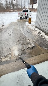 Industrial wall wash on the inside and the nastiest ice skating rink on the outside 🤢⛸️ | A1A Window & Exterior Cleaning