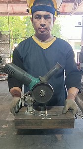 Simple idea: Homemade angle grinder stand/ holder. @highlight #homemade #diy #metalworking #tips #ideas #tools #fabrication #fypシ゚ | Richard Dosado