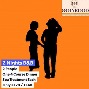 4.2K views · 145 reactions | 2 Nights Bed & Breakfast With One 4 Course Dinner For 2 People Plus A Spa Treatment Each Only €178 / £148 In Total >>>> Shae To Win A Hotel Spa Break For 2 <<<< Phone: 00 353 71 98 41 232 Website: www.holyroodhotel.com Email: info@holyroodhotel.com | The Holyrood Hotel & The Spa At Orchids - Blue River Leisure Centre | Facebook