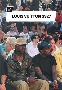 Skepta in the front | Louis Vuitton SS27 Paris Fashion Week