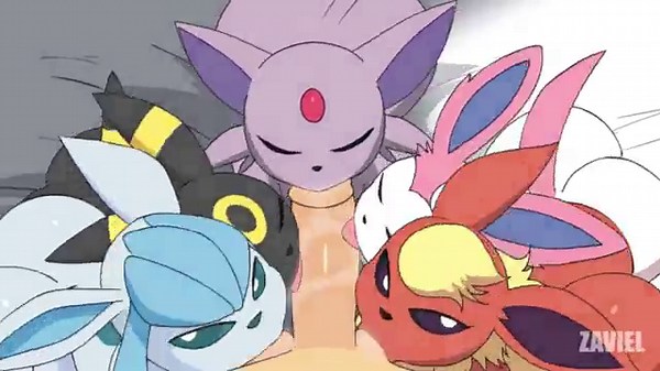 All Pokemon Eeveelutions get fucked