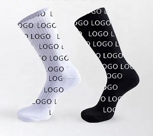 [Hot Item] Men Tube Socks Solid Color Cozy Cotton Men Business Socks