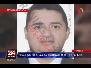 Investigan asesinado a hombre en el Callao