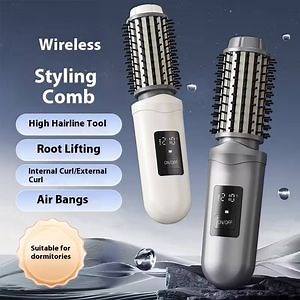 Hot Electric Negative Ion Straightening Comb for Women Hair and Beard Straightening Brush Wet and Dry Use Quick Hair Stylizer