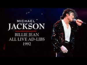 Michael Jackson - Billie Jean All Live Ad-Libs | Dangerous World Tour (1992)