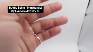 Handmade Sterling Silver Buddy Splint Ring: Finger Support - Etsy Australia