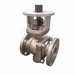 [Hot Item] ASME B16.34 CF3m 150lb Nace Trunnion Mounted Motorised Ball Valve DN50