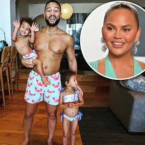 Chrissy Teigen Jokes She Has "Crabs" in Fun Family Photo